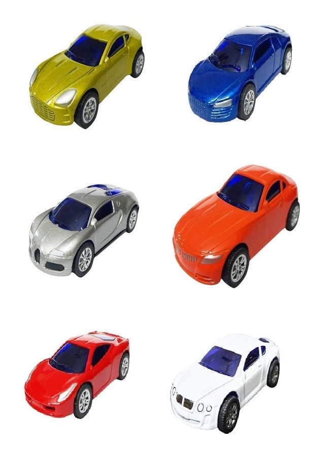 PEACORA Alloy Die Cast Metal Super Cars Play Set of 6 for Kids (Multicolor) - Image 1